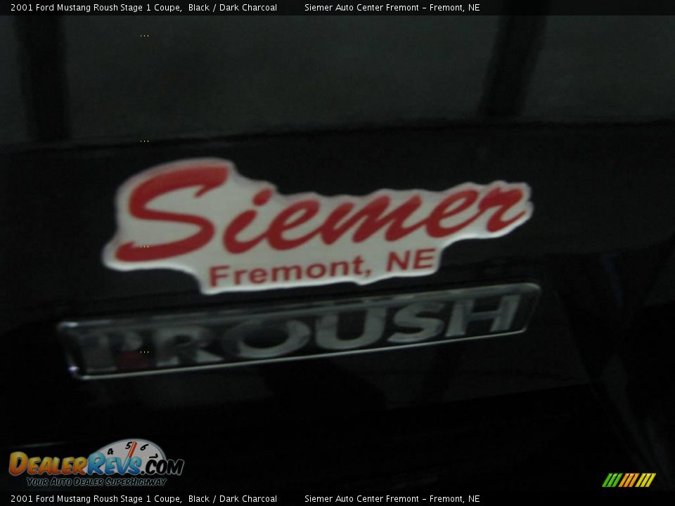 2001 Ford Mustang Roush Stage 1 Coupe Black / Dark Charcoal Photo #17