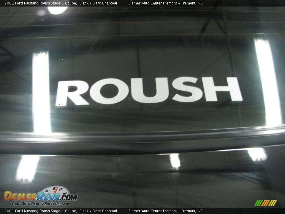 2001 Ford Mustang Roush Stage 1 Coupe Black / Dark Charcoal Photo #18