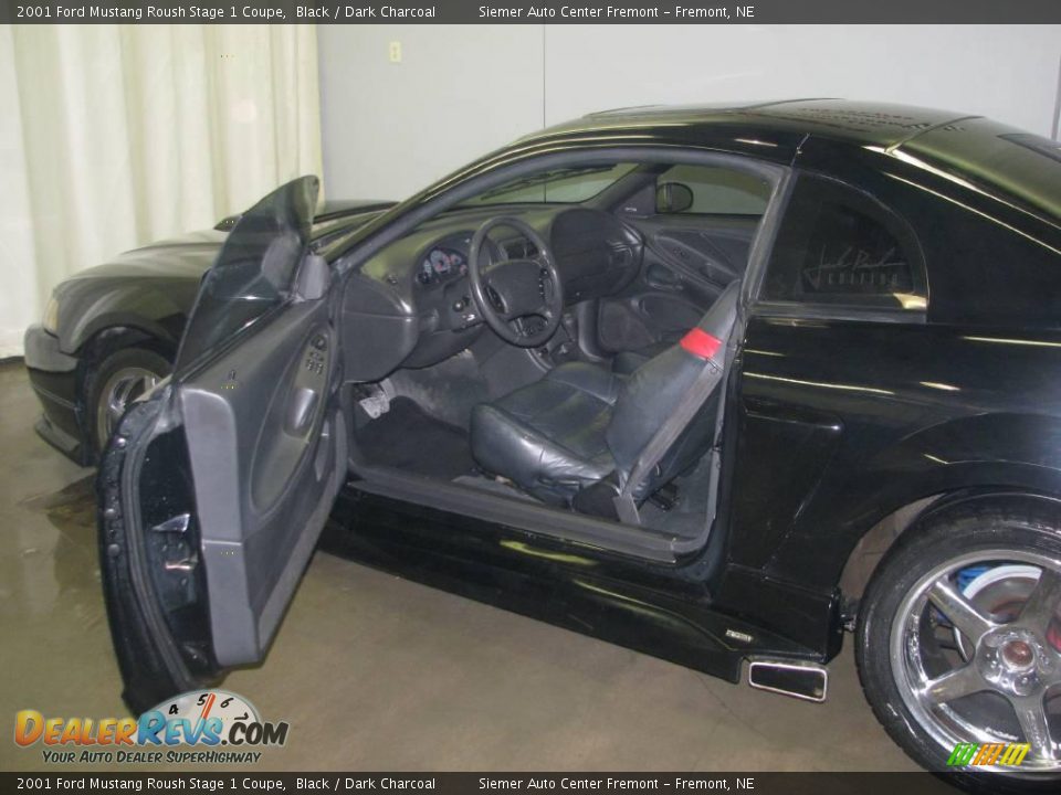 2001 Ford Mustang Roush Stage 1 Coupe Black / Dark Charcoal Photo #20