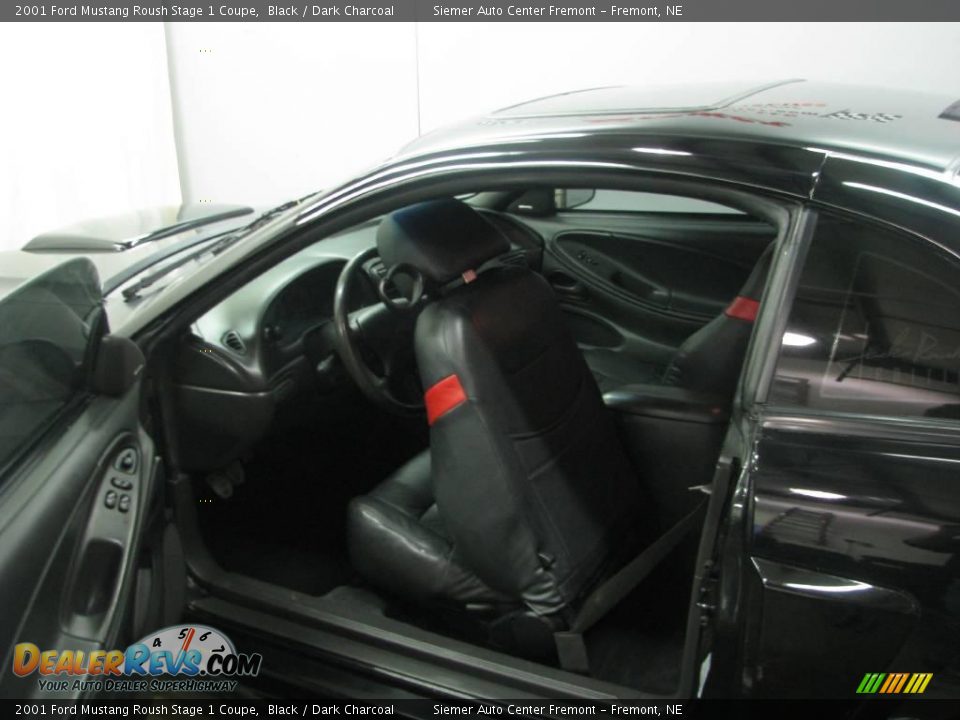 2001 Ford Mustang Roush Stage 1 Coupe Black / Dark Charcoal Photo #33