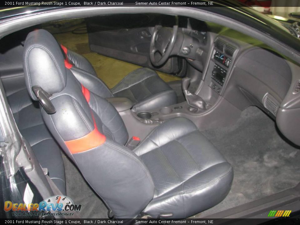 2001 Ford Mustang Roush Stage 1 Coupe Black / Dark Charcoal Photo #35