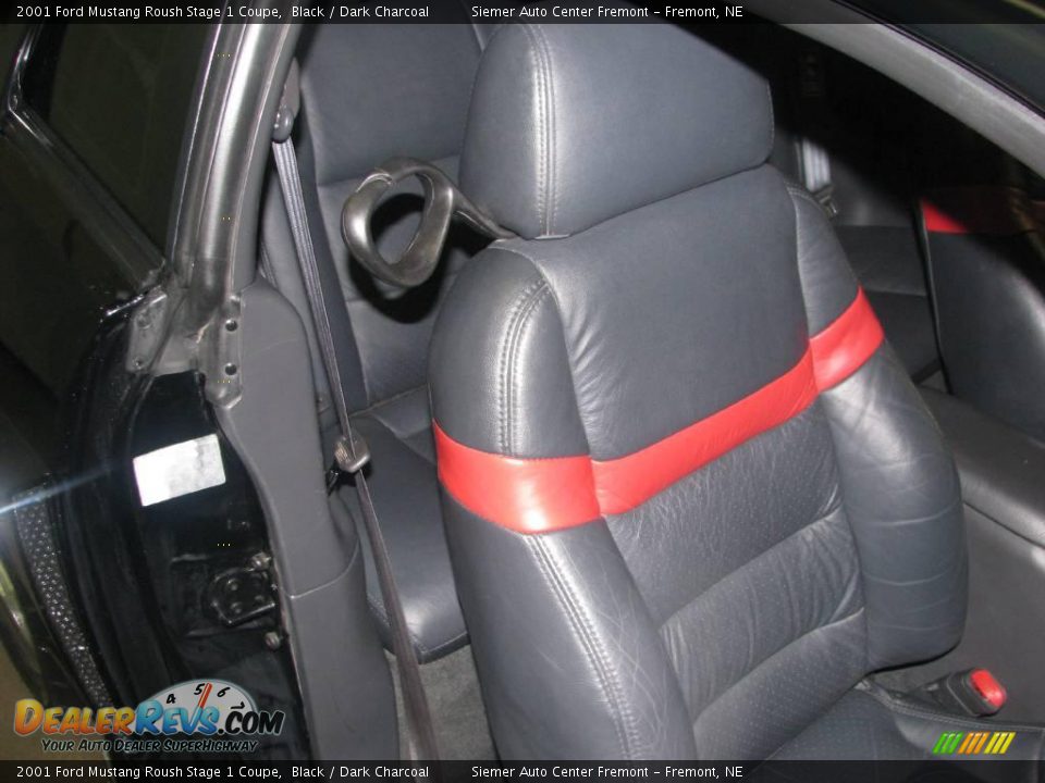 2001 Ford Mustang Roush Stage 1 Coupe Black / Dark Charcoal Photo #36