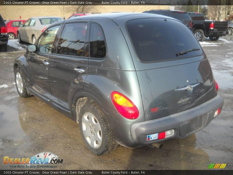 2003 Chrysler PT Cruiser Onyx Green Pearl / Dark Slate Gray Photo #4