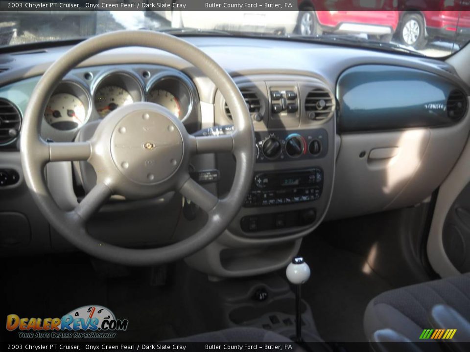 2003 Chrysler PT Cruiser Onyx Green Pearl / Dark Slate Gray Photo #11