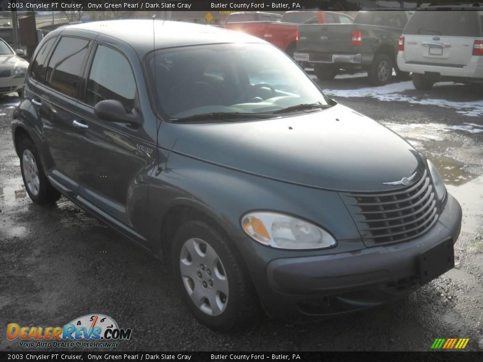 2003 Chrysler PT Cruiser Onyx Green Pearl / Dark Slate Gray Photo #20