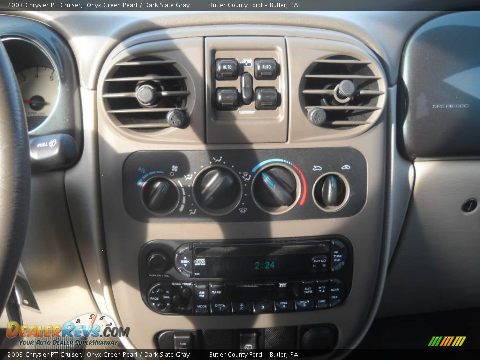 2003 Chrysler PT Cruiser Onyx Green Pearl / Dark Slate Gray Photo #22
