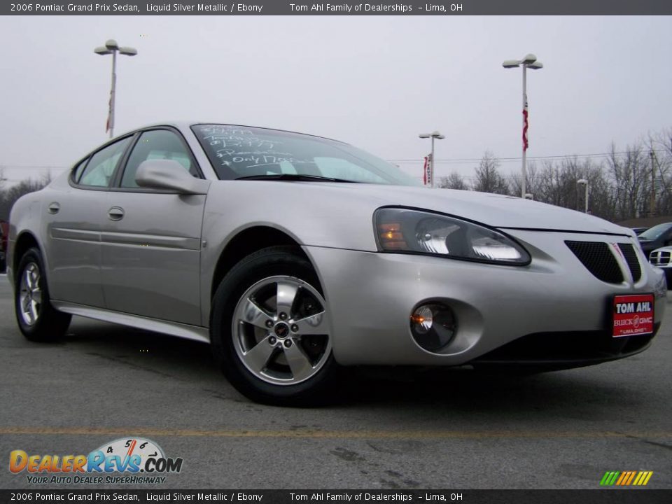 2006 Pontiac Grand Prix Sedan Liquid Silver Metallic / Ebony Photo #1