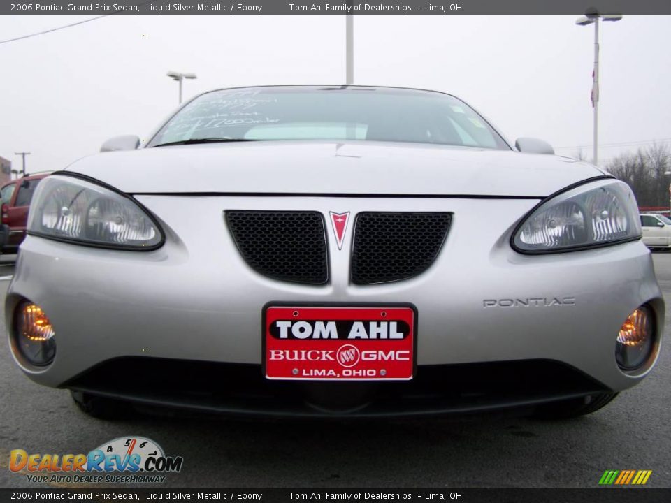 2006 Pontiac Grand Prix Sedan Liquid Silver Metallic / Ebony Photo #3