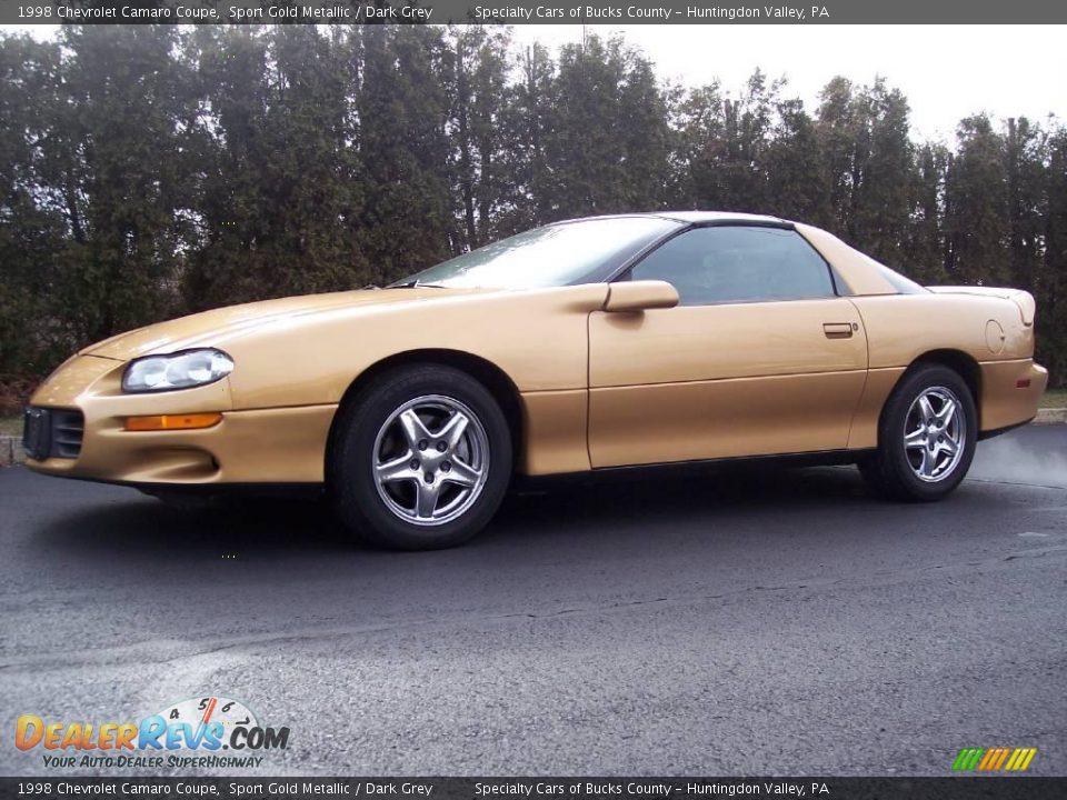 1998 Chevrolet Camaro Coupe Sport Gold Metallic / Dark Grey Photo #1
