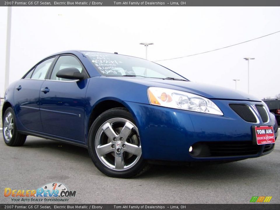 2007 Pontiac G6 GT Sedan Electric Blue Metallic / Ebony Photo #1