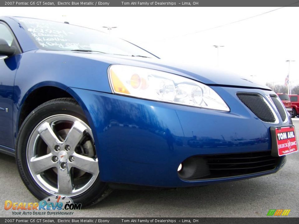 2007 Pontiac G6 GT Sedan Electric Blue Metallic / Ebony Photo #2