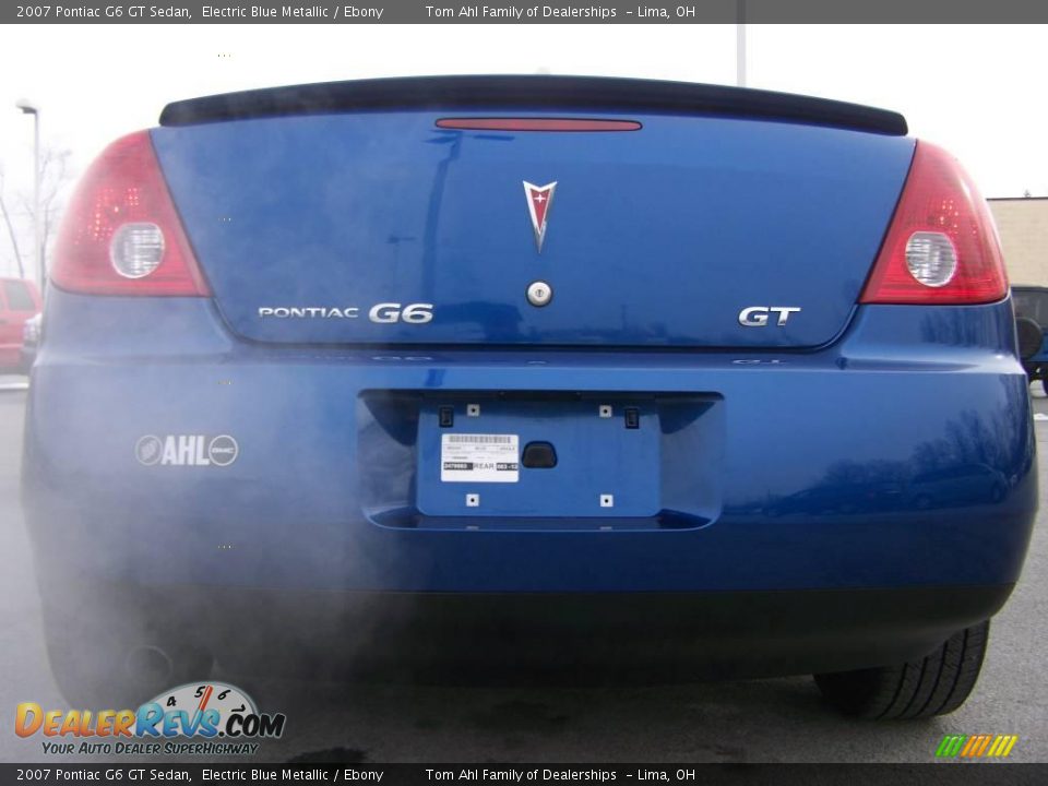 2007 Pontiac G6 GT Sedan Electric Blue Metallic / Ebony Photo #6