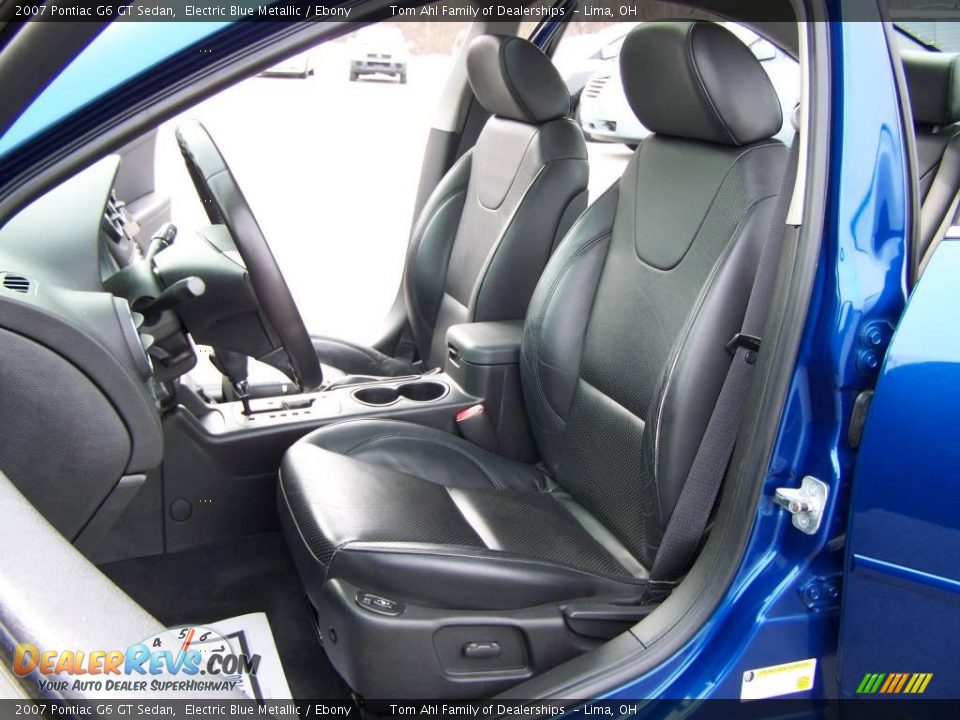 2007 Pontiac G6 GT Sedan Electric Blue Metallic / Ebony Photo #9
