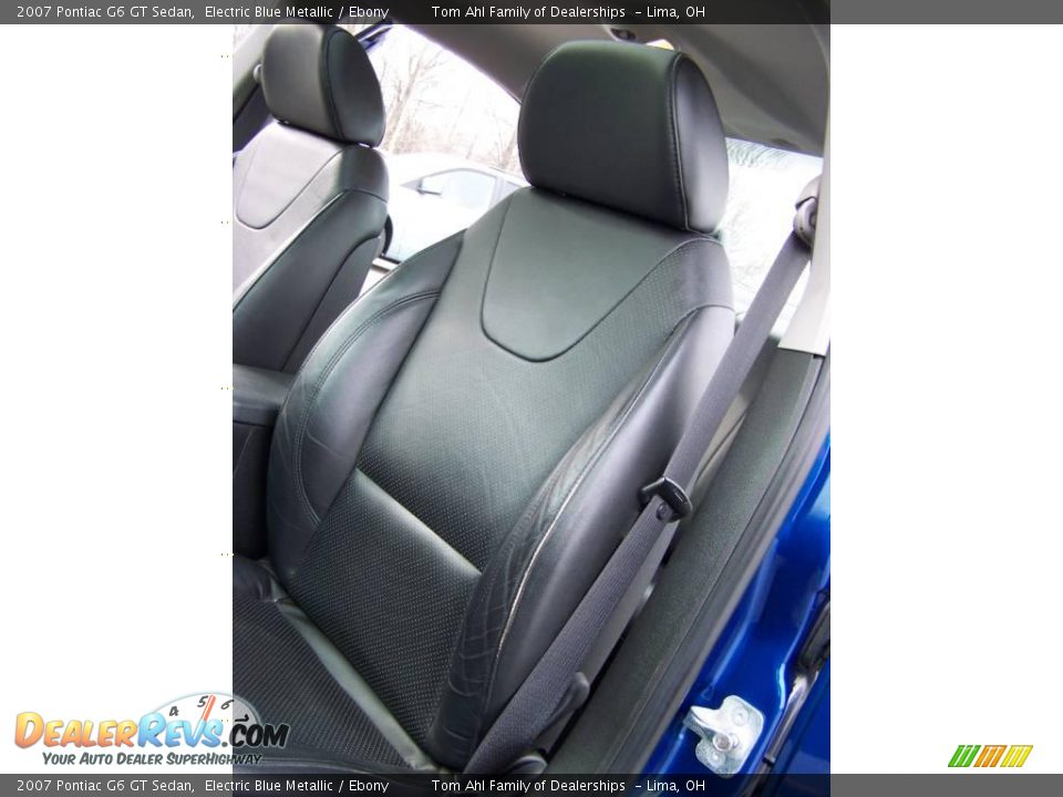 2007 Pontiac G6 GT Sedan Electric Blue Metallic / Ebony Photo #10