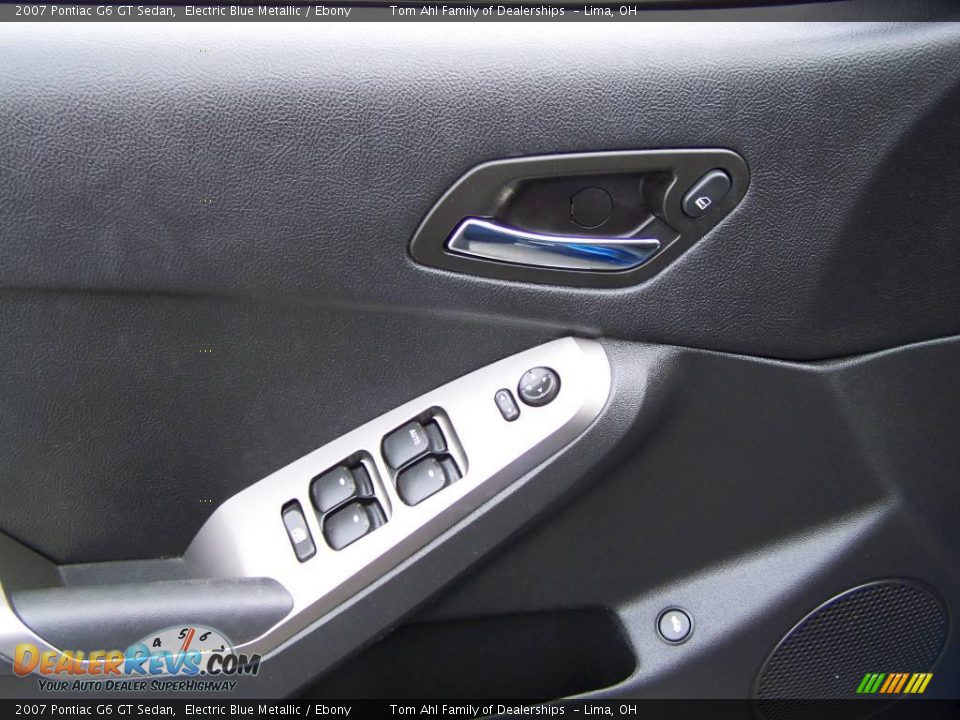 2007 Pontiac G6 GT Sedan Electric Blue Metallic / Ebony Photo #12