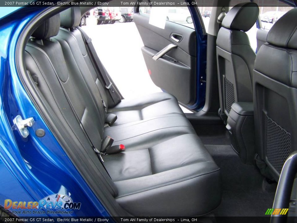2007 Pontiac G6 GT Sedan Electric Blue Metallic / Ebony Photo #14
