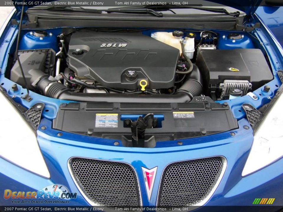 2007 Pontiac G6 GT Sedan Electric Blue Metallic / Ebony Photo #18