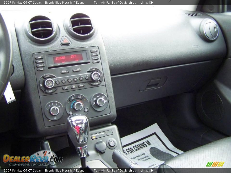 2007 Pontiac G6 GT Sedan Electric Blue Metallic / Ebony Photo #21