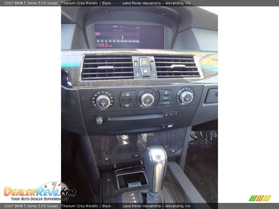 2007 BMW 5 Series 530i Sedan Titanium Grey Metallic / Black Photo #10