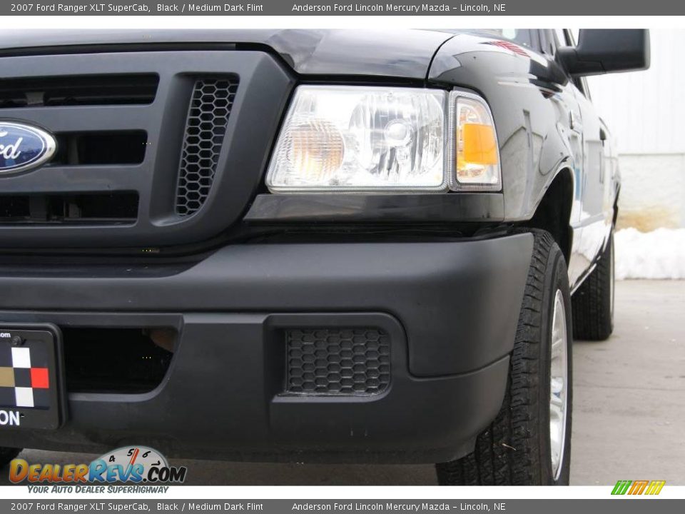 2007 Ford Ranger XLT SuperCab Black / Medium Dark Flint Photo #4