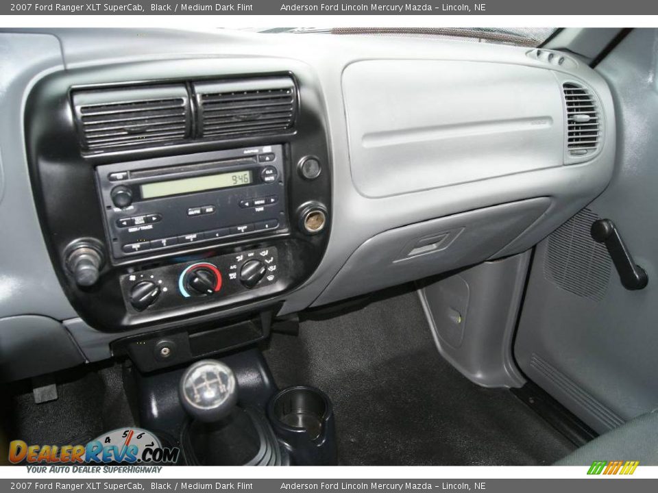 2007 Ford Ranger XLT SuperCab Black / Medium Dark Flint Photo #18