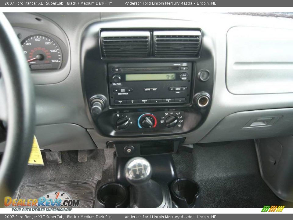 2007 Ford Ranger XLT SuperCab Black / Medium Dark Flint Photo #19