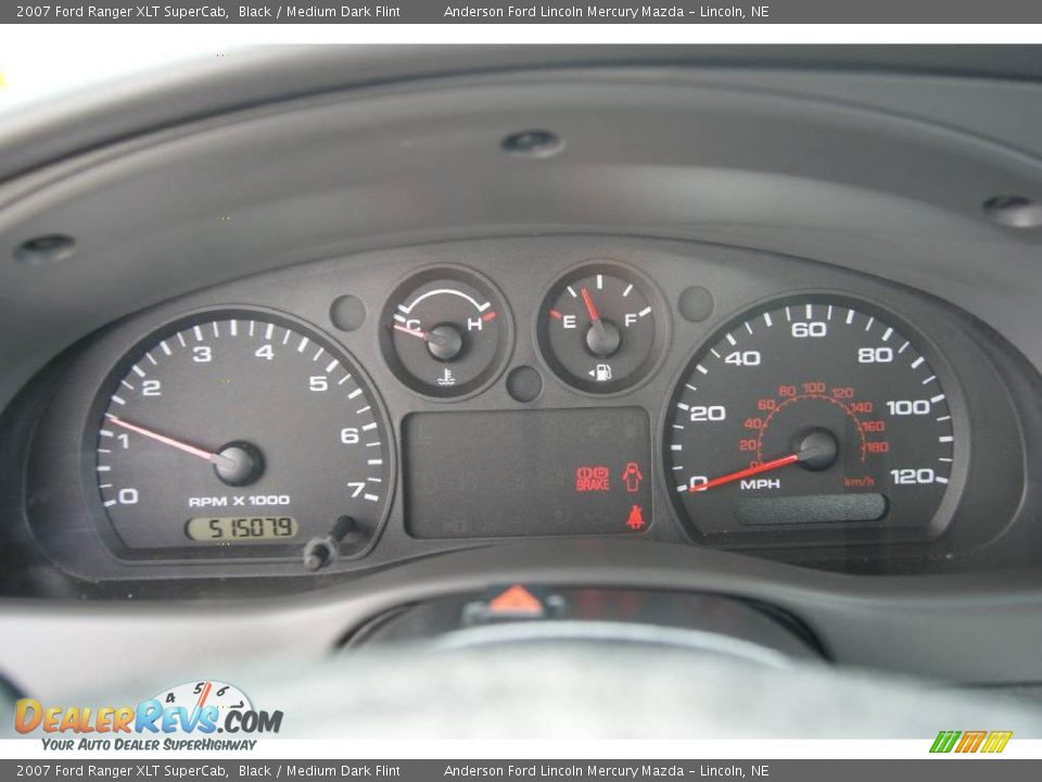 2007 Ford Ranger XLT SuperCab Black / Medium Dark Flint Photo #21