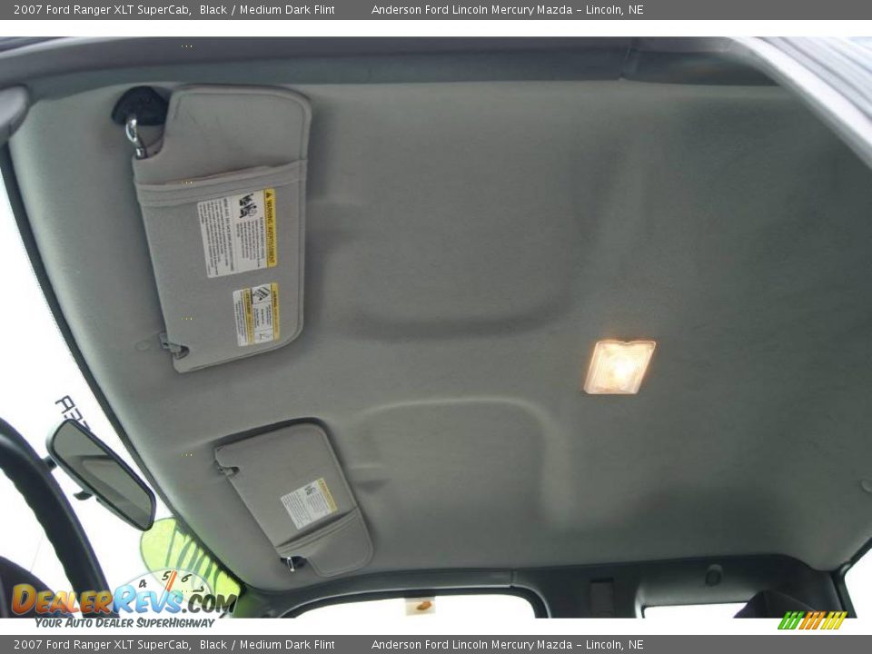 2007 Ford Ranger XLT SuperCab Black / Medium Dark Flint Photo #22