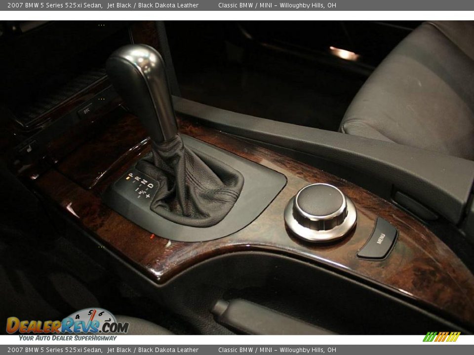 2007 BMW 5 Series 525xi Sedan Jet Black / Black Dakota Leather Photo #22