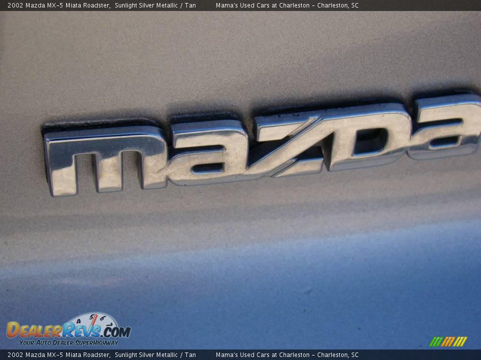 2002 Mazda MX-5 Miata Roadster Sunlight Silver Metallic / Tan Photo #23