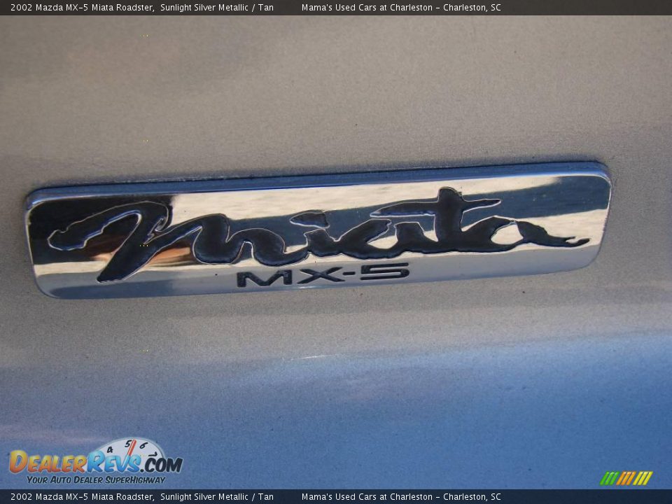 2002 Mazda MX-5 Miata Roadster Sunlight Silver Metallic / Tan Photo #24