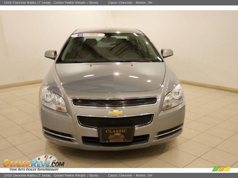2009 Chevrolet Malibu LT Sedan Golden Pewter Metallic / Ebony Photo #2