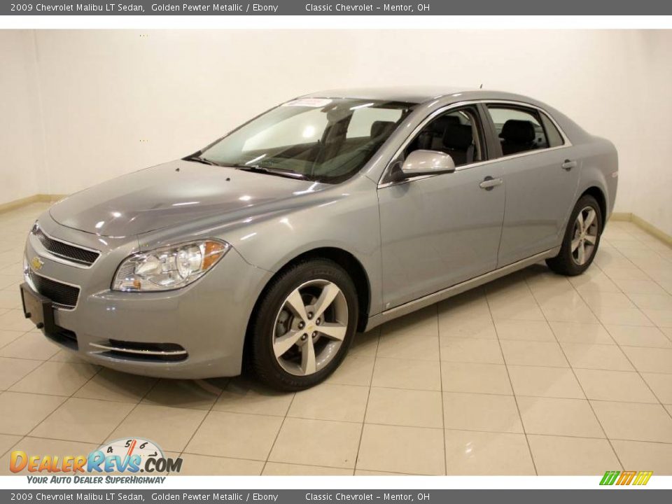 2009 Chevrolet Malibu LT Sedan Golden Pewter Metallic / Ebony Photo #3