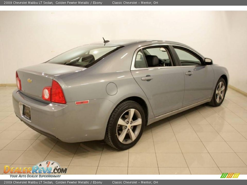 2009 Chevrolet Malibu LT Sedan Golden Pewter Metallic / Ebony Photo #7