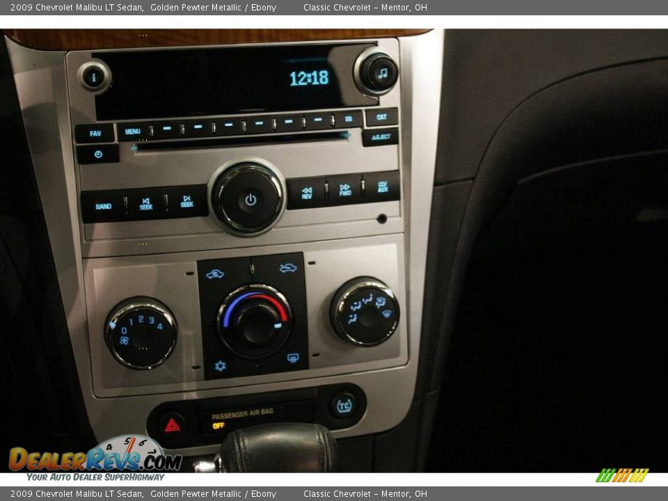 2009 Chevrolet Malibu LT Sedan Golden Pewter Metallic / Ebony Photo #13