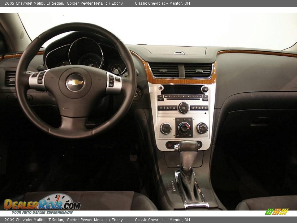 2009 Chevrolet Malibu LT Sedan Golden Pewter Metallic / Ebony Photo #19