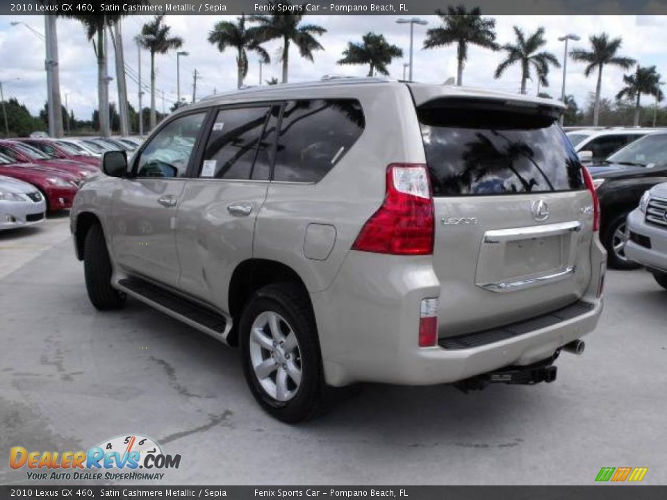 2010 Lexus GX 460 Satin Cashmere Metallic / Sepia Photo #5
