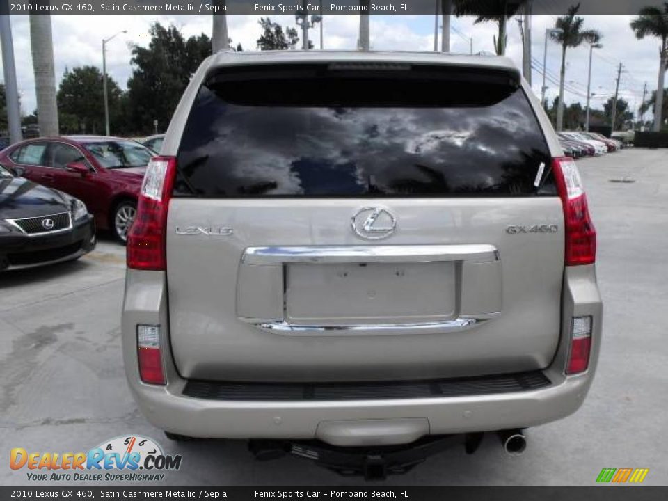 2010 Lexus GX 460 Satin Cashmere Metallic / Sepia Photo #6