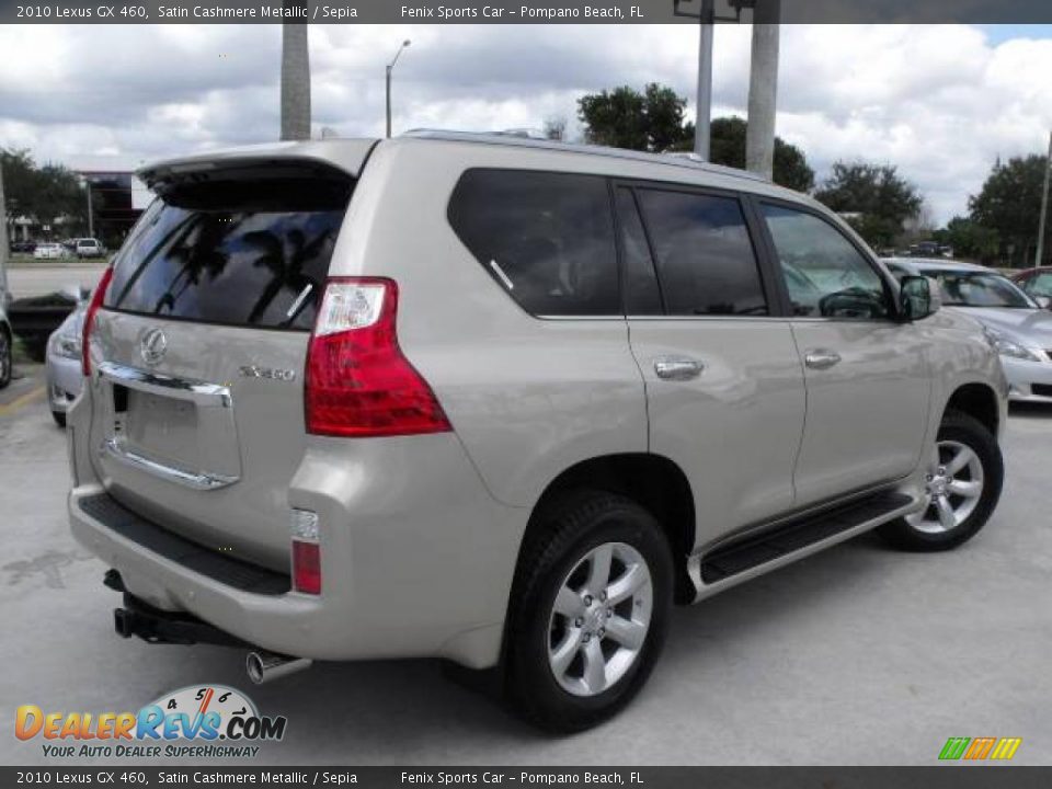 2010 Lexus GX 460 Satin Cashmere Metallic / Sepia Photo #7