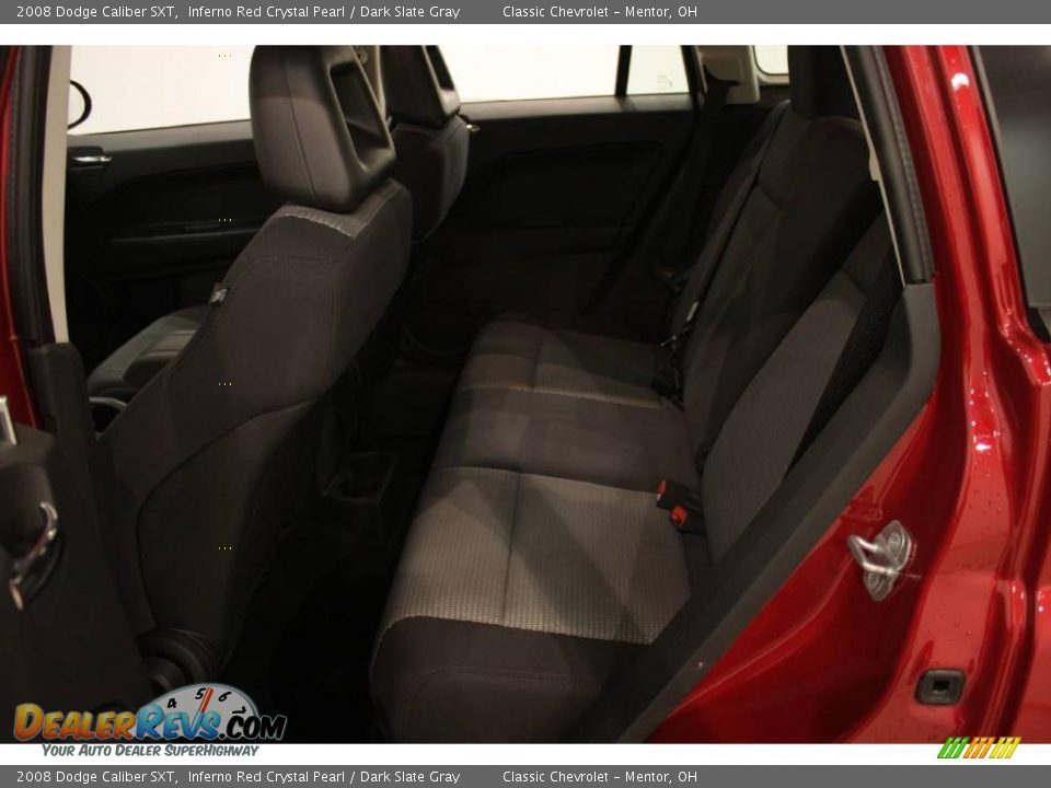 2008 Dodge Caliber SXT Inferno Red Crystal Pearl / Dark Slate Gray Photo #16