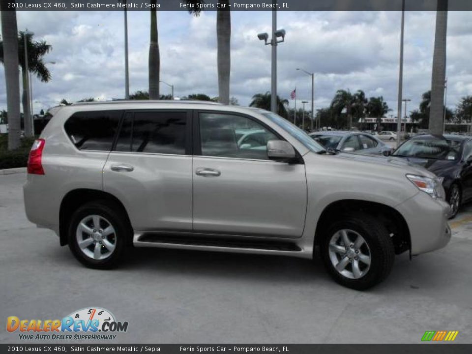 2010 Lexus GX 460 Satin Cashmere Metallic / Sepia Photo #8