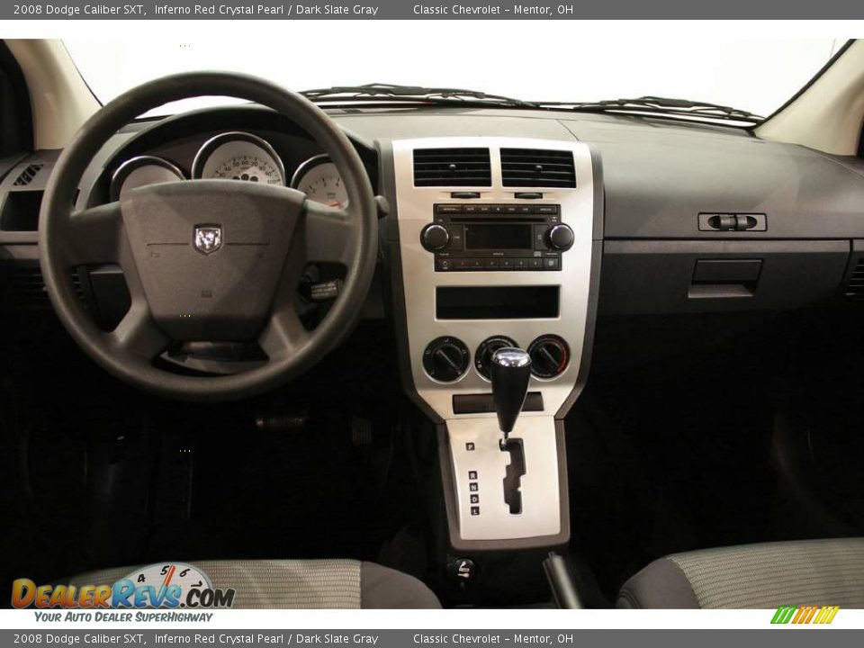 2008 Dodge Caliber SXT Inferno Red Crystal Pearl / Dark Slate Gray Photo #17