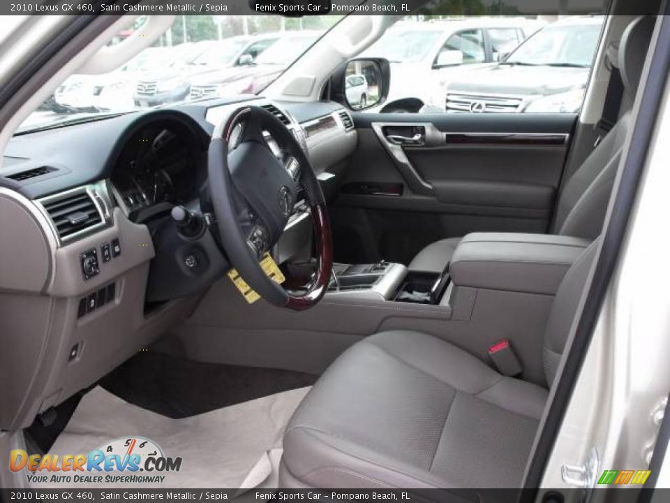 2010 Lexus GX 460 Satin Cashmere Metallic / Sepia Photo #9