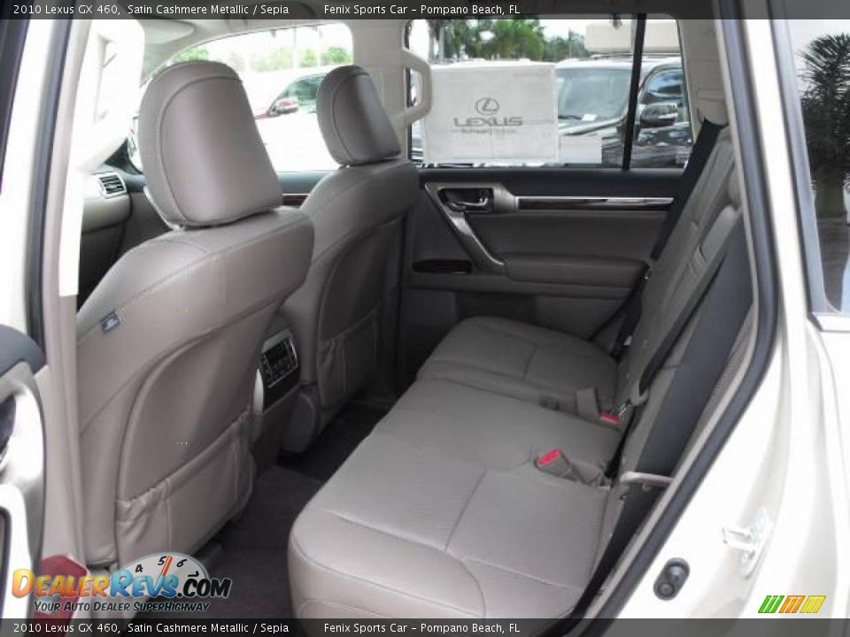 2010 Lexus GX 460 Satin Cashmere Metallic / Sepia Photo #10