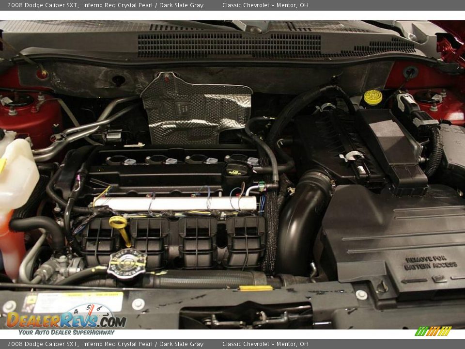2008 Dodge Caliber SXT Inferno Red Crystal Pearl / Dark Slate Gray Photo #19