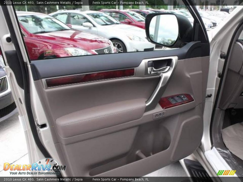 2010 Lexus GX 460 Satin Cashmere Metallic / Sepia Photo #12