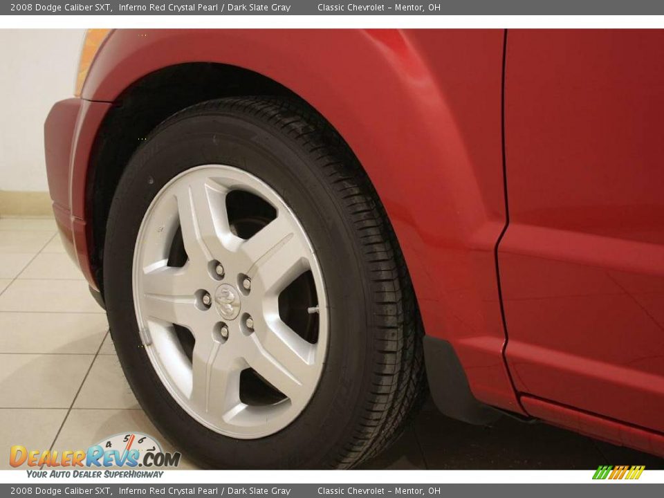 2008 Dodge Caliber SXT Inferno Red Crystal Pearl / Dark Slate Gray Photo #20