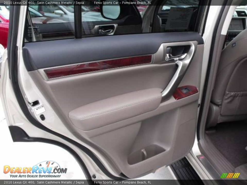 2010 Lexus GX 460 Satin Cashmere Metallic / Sepia Photo #13