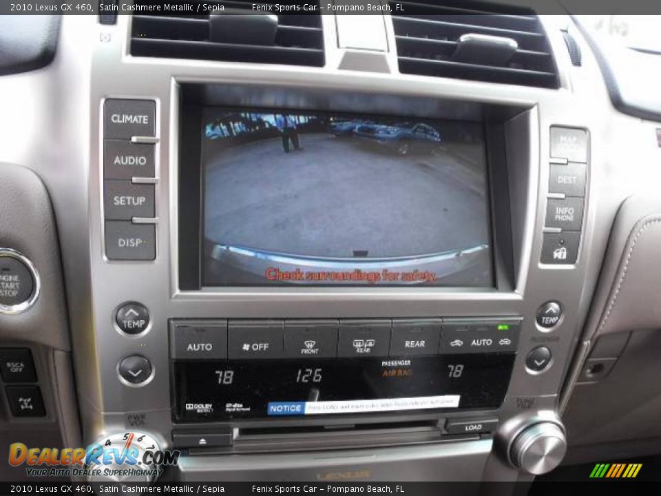 2010 Lexus GX 460 Satin Cashmere Metallic / Sepia Photo #16