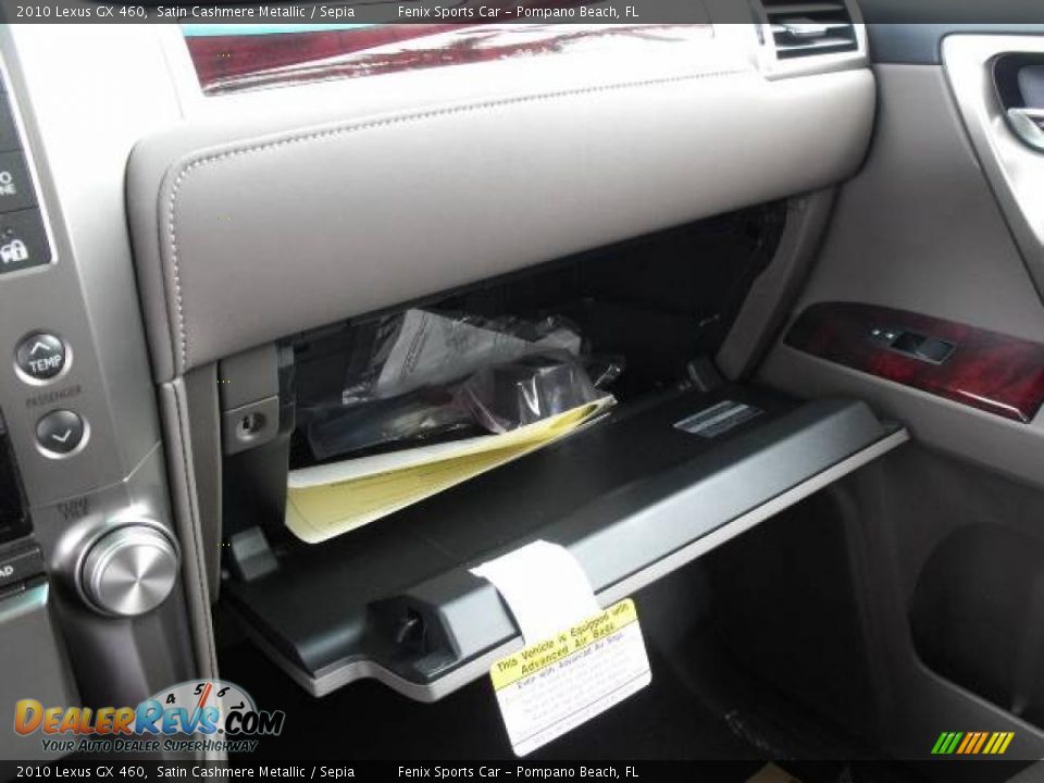 2010 Lexus GX 460 Satin Cashmere Metallic / Sepia Photo #18